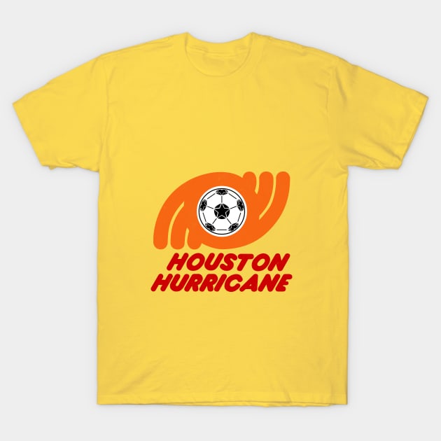 Retro Houston Hurricane Soccer T-Shirt by LocalZonly